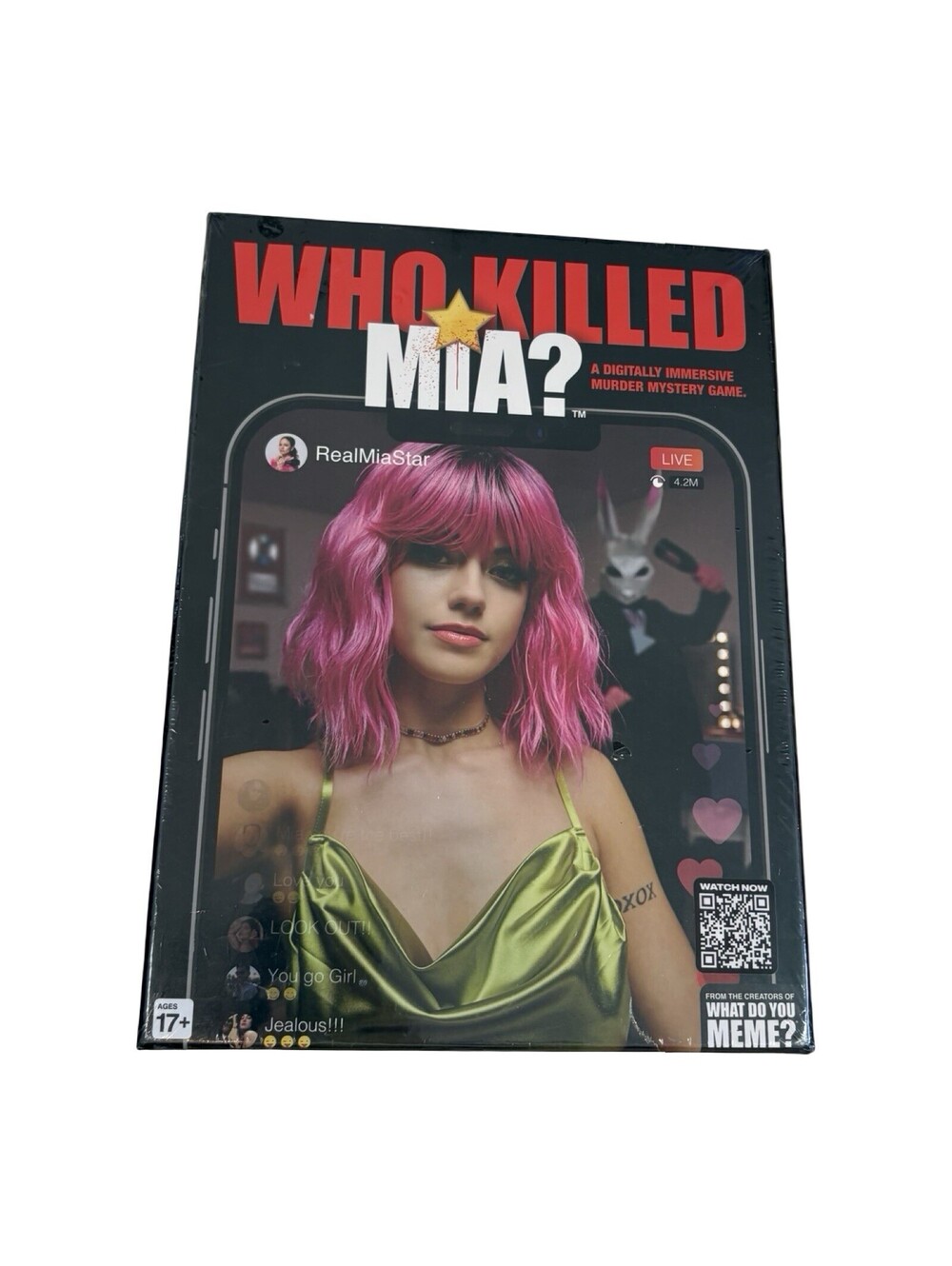 Who Killed Mia A Digitally Immersive Murder Mystery Adult Crime Board Game Clue